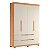 Guarda Roupa  4 Portas Doble Freijo / Off White - Albatroz - Imagem 1