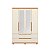Guarda Roupa  4 Portas Doble Freijo / Off White - Albatroz - Imagem 3