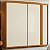 Guarda Roupa 2 Portas Acacia Cinamomo / Off White Flex - Imagem 4