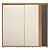Guarda Roupa 2 Portas Acacia Freijo / Off White Flex - Imagem 7