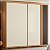 Guarda Roupa 2 Portas Acacia Freijo / Off White Flex - Imagem 4