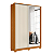 Guarda Roupa 2 Portas Frizatto Cinamomo / Off White Flex - Imagem 1