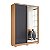 Guarda Roupa 2 Portas Frizatto Freijo / Titanium Flex - Imagem 1