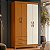 Guarda Roupa 4 Portas Ambar Cinamomo / Off White - Albatroz - Imagem 2