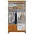 Guarda Roupa 4 Portas Ambar Cinamomo / Off White - Albatroz - Imagem 4