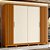Guarda Roupa 4 Portas Jacaranda Cinamomo / Off White - Imagem 2