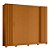Guarda Roupa 4 Portas Jacaranda Cinamomo / Off White - Imagem 3