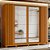 Guarda Roupa 4 Portas Jacaranda Cinamomo / Off White - Imagem 1