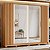 Guarda Roupa 4 Portas Jacaranda Freijo / Off White - Imagem 2