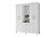 Guarda Roupa 4 Portas Mobi Capelinha Branco Biflex - Imagem 1
