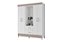Guarda Roupa 4 Portas Mobi Capelinha Branco Biflex - Imagem 2