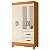 Guarda Roupa 4 Portas Mobi Cinamomo / Off White - Albatroz - Imagem 1
