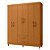 Guarda Roupa 6 Portas Ambar Cinamomo - Albatroz - Imagem 1