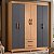 Guarda Roupa 6 Portas Ambar Freijo / Titanium - Albatroz - Imagem 2