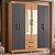 Guarda Roupa 6 Portas Ambar Freijo / Titanium - Albatroz - Imagem 2