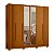 Guarda Roupa 6 Portas Deville Cinamomo - Albatroz - Imagem 1
