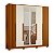 Guarda Roupa 6 Portas Deville Cinamomo / Off White - Imagem 1