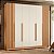 Guarda Roupa 6 Portas Deville Freijo / Off White - Imagem 2