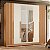 Guarda Roupa 6 Portas Deville Freijo / Off White - Imagem 2