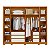 Guarda Roupa 6 Portas Fascinio Cinamomo / Off White - Imagem 4