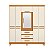 Guarda Roupa 6 Portas Fusion Casal Cinamomo / Off White - Imagem 3