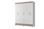 Guarda Roupa 6 Portas Mobi Branco Biflex - Albatroz - Imagem 2