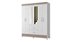 Guarda Roupa 6 Portas Mobi Branco Biflex - Albatroz - Imagem 2