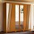 Guarda Roupa 6 Portas Ouro Verde Cinamomo / Off White - Imagem 2