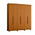 Guarda Roupa 6 Portas Vinci Cinamomo - Albatroz - Imagem 1