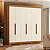 Guarda Roupa 6 Portas Vinci Cinamomo / Off White - Albatroz - Imagem 2
