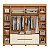 Guarda Roupa Double Casal 6 Portas Freijo / Off White - Imagem 2