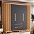 Guarda Roupa Double Casal 6 Portas Freijo / Titanium - Imagem 2
