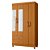 Guarda Roupa Roupeiro 4 Portas Ambar Cinamomo - Albatroz - Imagem 1