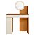 Penteadeira Camarim Aurea Cinamomo / Off White - Albatroz - Imagem 5