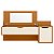 Penteadeira Camarim Suspenso Blush Cinamomo / Off White - Imagem 5