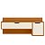 Penteadeira Camarim Suspenso Blush Cinamomo / Off White - Imagem 6