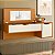 Penteadeira Camarim Suspenso Blush Cinamomo / Off White - Imagem 4