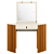 Penteadeira De Canto Camarim Glitter Cinamomo / Off White - Imagem 4