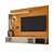 Bancada Suspensa Frizz Select Cinamomo / Off White - Madetec - Imagem 1