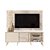 Combo Painel Bancada Cronos Calacata / Off White - Madetec - Imagem 1