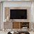 Combo Painel Bancada Cronos Fendi / Naturale - Madetec - Imagem 2