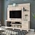 Home Theater Rack Alan Calacata / Off White - Madetec - Imagem 2