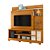 Home Theater Rack Alan Cinamomo / Off White - Madetec - Imagem 1