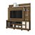 Home Theater Rack Alan Naturale / Off White - Madetec - Imagem 1