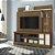 Home Theater Rack Alan Naturale / Off White - Madetec - Imagem 2