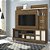 Home Theater Rack Alan Naturale / Off White - Madetec - Imagem 2