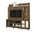 Home Theater Rack Alan Naturale / Off White - Madetec - Imagem 1