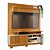 Home Theater Rack Ares Cinamomo / Off White - Madetec - Imagem 1