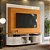 Home Theater Rack Daytona Cinamomo / Off White - Madetec - Imagem 2