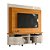 Home Theater Rack Daytona Cinamomo / Off White - Madetec - Imagem 1